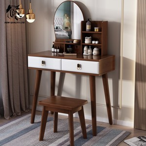 Fabricante chino, excelente precio, personalizable, gran stock, tocador ecológico de nuevo diseño, muebles de dormitorio, tocador de madera con espejo - Product Image 6
