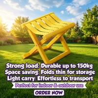 Tabouret pliant de luxe léger, chaise de camping d'extérieur en plastique épaissi, portable, léger, durable, pour dortoir et sorties de pêche