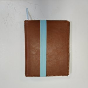 Carnet personnalisé à spirale argentée, couverture rigide A5, planificateur mensuel et hebdomadaire pour la manifestation des objectifs - Product Image 2