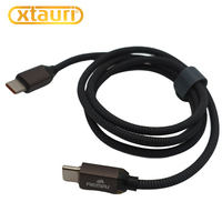 Cable Coaxial de Alta Velocidad XTAURI 4.0 USB Thunderbolt 4 de Cobre Puro, 40 Gbps, 8k60hz, Blindaje Trenzado, Carga Rápida de 5A para Computadora