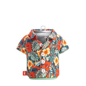 Enfriador de latas Aloha Shirt Can Shirt con mangas aislantes para latas de 12 oz, botellas de cerveza y refrescos - Product Image 1