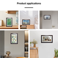 Bingkai foto Digital kayu Pro, bingkai foto Digital 15.6 "WiFi, bingkai foto Digital layar sentuh HD, berbagi aplikasi foto Video, dapat diputar otomatis