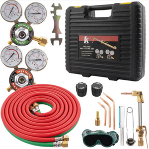 <b>Portable</b> Oxygen Acetylene <b>Gas</b> Welding Kit Strong Cutting Torch Set for Export New Condition - Product Image 1