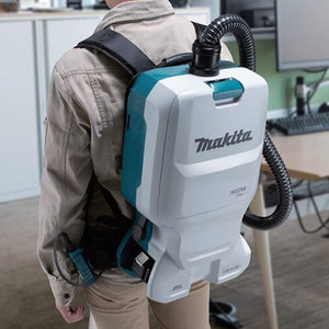 Aspirateur à dos Makita DVC665, 2 litres, humide/sec, cyclonique, rechargeable, aspirateur industriel - Product Image 1