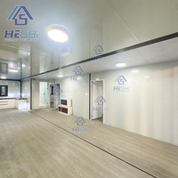 Casa Contenedor Moderna HESHI de 40 Pies, Módulo de Vivienda Prefabricado con Diseño Rectangular para Uso Residencial