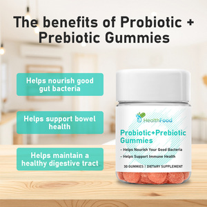 Gomitas Probióticas y Prebióticas OEM ODM con Carbohidratos que Ayudan a Nutrir las Bacterias Intestinales, Refuerzan el Sistema Inmunitario y la Salud Digestiva - Product Image 2