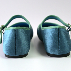 Zapatos Mary Jane Personalizables en Varios Colores, Cómodos y de Lujo, Zapatos Planos de Terciopelo para Mujer, Estilo Bailarina - Product Image 5