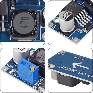 LM2596 DC-DC Buck <b>Converter</b> Module 3.0-40V to 1.5-35V Adjustable Step Down <b>Voltage</b> Regulator Power Supply Module - Product Image 2
