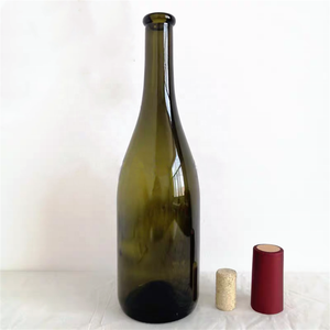 Nhà Máy Biểu Tượng Tùy Chỉnh 375/500/750/1500Ml Glass Rượu Chai Rượu Sâm Banh Chai Thủy Tinh Rỗng Glass Rượu Vang Chai Với Nút Chai Vương Miện Cap - Product Image 2