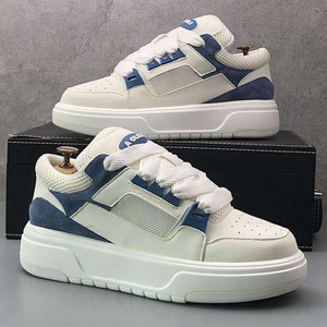 2026 New Designer Luxury Shoes Black White Men Fashion <b>Leather</b> Rubber Casual Shoes Designer brand Trainer Shoes Men - Product Image 2