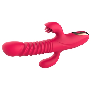 Schub lecken vibrierend 3 in 1 Sexspielzeug <span class=keywords><strong>Massage</strong></span> für die Pussy Frauen Vagina Vibrator - Product Image 4