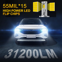 Ampoule de phare LED GESLLA NH haute puissance 260W 31200Lm H7 12V, nouvelle, 6500K blanc, étanche IP68, adaptable universellement