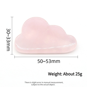Quartz rose nuage gemmes guérison cristal Feng Shui décor cristal sculpté nuage mignon pierres naturelles <span class=keywords><strong>et</strong></span> <span class=keywords><strong>minéraux</strong></span> cristal - Product Image 6