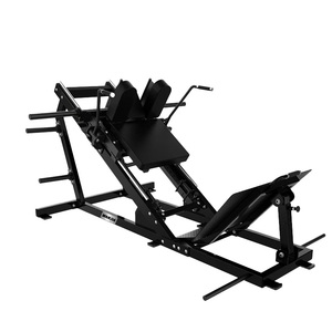 Produit phare : Équipement de <span class=keywords><strong>musculation</strong></span> commercial à charge libre pour exercices de force – Hack Squat linéaire et Hack Press linéaire - Product Image 1