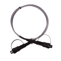 Cable de Conexión Monomodo 2*5.0mm, Color Gris, 1F FTTH, Pigtail de 75M, Cable de Bajada MINI SC APC-MINI SC APC, IP68 Impermeable
