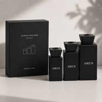 Diffuseur à bâtonnets longs AIKUN Minimaliste Noir Mat – Décoration Sophistiquée pour Bureau et Cadeau d'Entreprise – Diffuseur d'Arômes