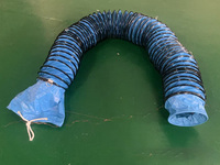 Tuyau flexible en PVC résistant au feu de 12 pouces (300 mm) et de 5 mètres, conduit souple en plastique pour le transport d'air, idéal pour les hôpitaux
