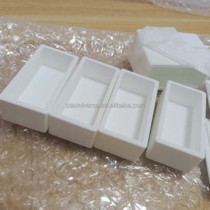 Crisol cerámico de <span class=keywords><strong>magnesia</strong></span> STA 99% MgO para cupel de ensayo al fuego y fusión en laboratorio - Product Image 6