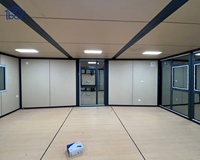 Conteneur pliable et extensible préfabriqué vide de 20 pieds pour magasin, salle de sport, bureau, salle de classe, divertissement, restaurant