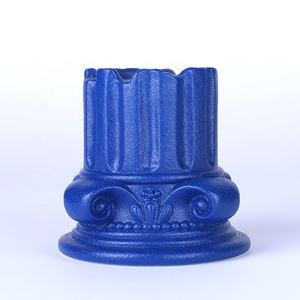 Columna blanca romana de lujo Pilar vela perfumada alta calidad Vintage arte griego Gel de coco cera vacaciones Ramadán Día del Padre nuevo - Product Image 4