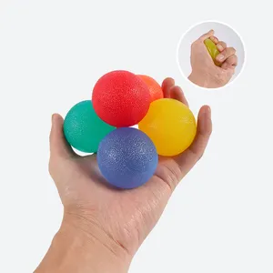 Hot Sale Egg Squeeze Finger Exercise Stress Relief Hand Therapy Exerciser Balls