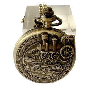 นาฬิกาพกควอตซ์สไตล์สตีมพังก์แบบเรโทร พร้อมสายคล้องสำหรับผู้หญิง - Product Image 3