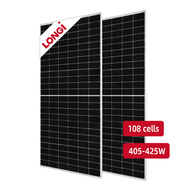 LONGI Solar 405w 410w 415w 420w 425w LONGI LR5-54HPH LONGI Solar Panel Price Wafer Size 182*182