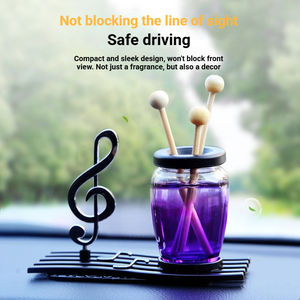 Difusor de Aromaterapia Portátil sin Agua para Automóvil, Botella de Vidrio para Líquido, Perfume de Aceites Esenciales, Purificador de Aire sin Electricidad, Diseño Elegante - Product Image 3