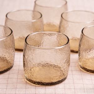 Vasos de Vidrio Soplado a Mano de Primera Calidad KALYS, Juego de 6 Piezas, Forma NA, Estilo Único, Soplados por Artesanos Tunecinos - Product Image 5