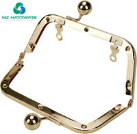 MZ haute qualité perle ronde argent bricolage portefeuille cadre Bitray baiser fermoir serrure matériel décoration bricolage bagage sac accessoires de couture