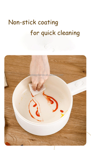Portable Mini <strong>Electric</strong> Hot-Pot Cooker Single Burner Multifunctional Student Dormitory Household Frying <strong>Pan</strong> for Outdoor Car Use - Product Image 5