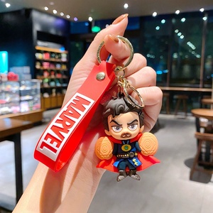 Venta al por mayor de fábrica: Llaveros de dibujos animados de <span class=keywords><strong>Marvel</strong></span>, llaveros 3D de personajes de anime, regalo de máquina expendedora de muñecos. - Product Image 4