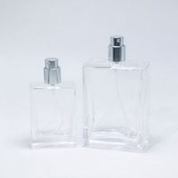 Flacons de parfum vides en verre avec pompe plate de 30 ml, 50 ml, 100 ml, avec bouchon en bois, diffuseur de parfum personnalisable de luxe