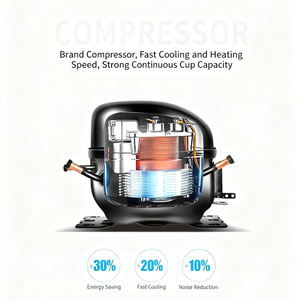 Machine à slush 220V 45KG en acier inoxydable, distributeur de jus 4 saveurs pour restaurant, bar, agents de <span class=keywords><strong>recrutement</strong></span> dans le monde entier - Product Image 4