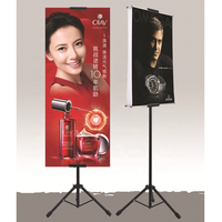 Meilleur prix support de bannière extérieure écologique de haute qualité Offre Spéciale support d'affichage d'affiche de cadre de trépied pour l'exposition d'exposition