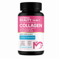 Cápsulas de Ácido Hialurónico, Colágeno, Biotina y Vitamina E para Blanquear la Piel, Suplementos Herbales Ultra Naturales a Precio de Mayoreo en China