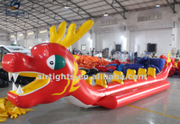 Bateau banane gonflable Dragon Water pour 5 personnes, taille personnalisée, usine hermétique, bonne vente
