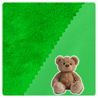 Recyclé 100% Polyester Couette Élastique Faux Cochon Lapin Roger Lapin En Peluche Tissu Tricoté Stretch pour Jouets De Plein Air Filles