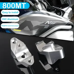 Rehausseurs de guidon de moto en aluminium CNC, adaptateurs de hauteur et de recul pour CFMOTO 800MT/<span class=keywords><strong>CF</strong></span> <span class=keywords><strong>800</strong></span> <span class=keywords><strong>MT</strong></span> - Product Image 2