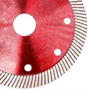 Lame de scie diamantée ultra-mince pour meuleuse d'angle, usage sec ou humide, 115*22.23mm, pour briques de porcelaine, presse à chaud industrielle OEM -002 - Product Image 2