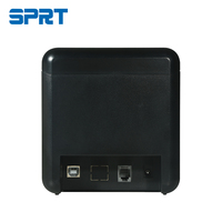 Imprimante thermique de reçus de bureau avec impression d'étiquettes 48 mm, sans fil USB/BT/Ethernet, papier thermique inclus