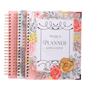 Nhà Máy Bán buôn Wedding Planner tùy chỉnh A5 Rose Gold xoắn ốc ràng buộc bìa giấy máy tính xách tay đám cưới của khách cuốn sách - Product Image 2