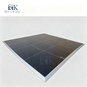 Pista de Baile Negra Moderna Profesional de Alta Calidad para Bodas y Eventos, Decoración para Bodas, Recién Llegada - Product Image 1