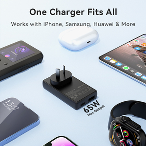 S-mark/CB/ul chứng nhận 100% kiểm tra trước khi giao hàng sạc kép 65W gan sạc sạc du lịch PD cho điện thoại - Product Image 6