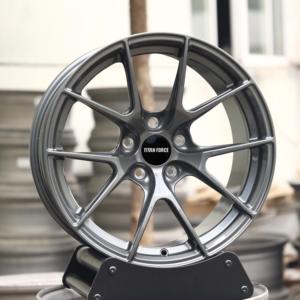 Ruedas de coche de carreras TITAN 19 20 21 22 pulgadas cóncavas negras Jante 5x112 5x114.3 5x120, ruedas forjadas para <span class=keywords><strong>BMW</strong></span> X5 X6 X3 X4 F15 F16 E70 - Product Image 2