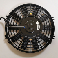 Ventilateur de condenseur noir KINGAN 12V 24V 80W DC 9 pouces, neuf, garantie 12 mois, pour remplacement de climatisation universel pour bus/camions frigorifiques