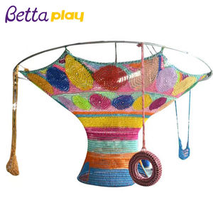 Filets d'escalade en <span class=keywords><strong>crochet</strong></span> arc-en-ciel Bettaplay pour aire de jeux intérieure, aire de jeux pour enfants - Product Image 4