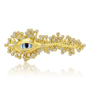 Épinglette ZX Personality Design <span class=keywords><strong>Yakin</strong></span> Eye of the Demon pour costumes et manteaux, accessoires vestimentaires polyvalents, marque Bouquet, marque de créateur - Product Image 4