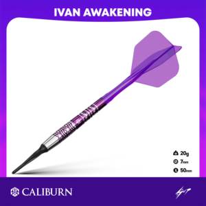 ลูกดอกปาเป้ารุ่นใหม่ Caliburn Players <span class=keywords><strong>IVAN</strong></span> <span class=keywords><strong>II</strong></span> ซีรีส์ น้ำหนัก 20 กรัม 23 กรัม 25 กรัม ทำจากทังสเตน 90% - Product Image 2