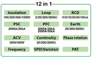 Kyoritsu 6516 taşınabilir çok fonksiyonlu kurulum test cihazı 12 in 1 elektrik montaj metre KEW 6516 - Product Image 3